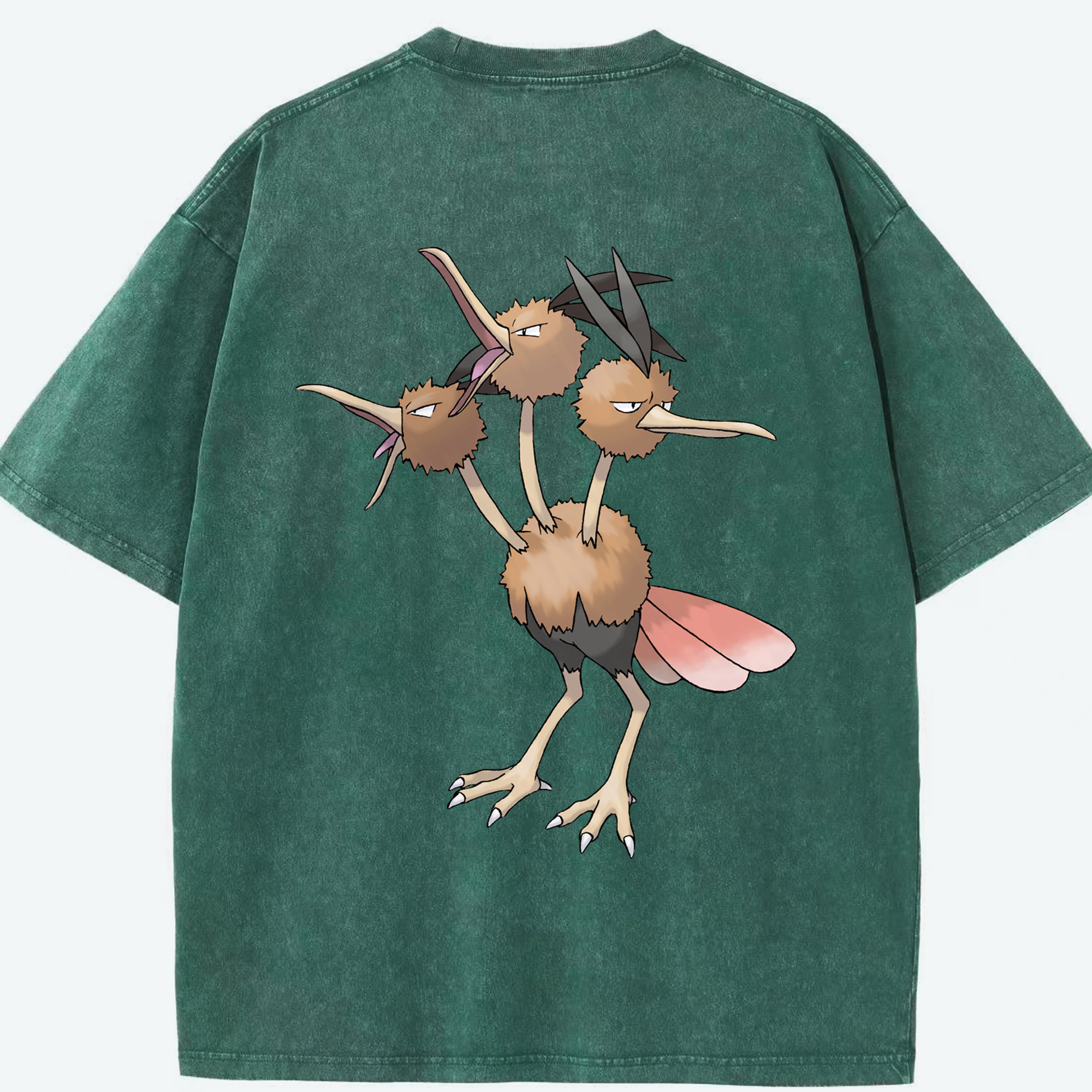 （画像用） ポケットモンスター Pokémon 綿100% ヴィンテージ風 半袖Tシャツ（背面プリント）